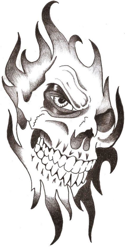 How To Draw A Skull 30 Skull Tattoo Drawings Harunmudak