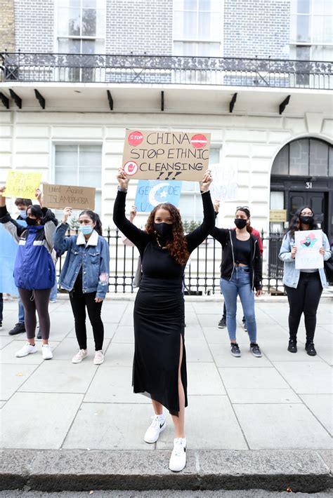 Viral Tweet Sparks Protest in London Against China's Abuse of Uyghur ...