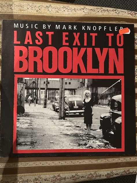 Last Exit To Brooklyn Ost Mark Knopfler Warner Bros Lp Vinyl Vintage