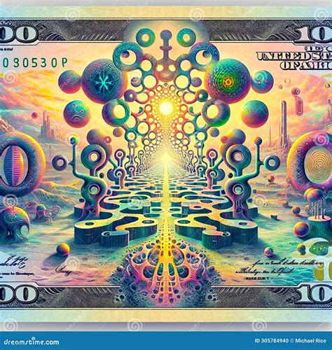 Extraterrestrial Currency Ai Crafted 100 Dollar Bill With Alien