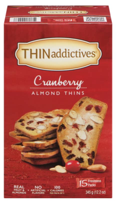 THINaddictives CRANBERRY almond thin cookies is halal suitable, kosher ...