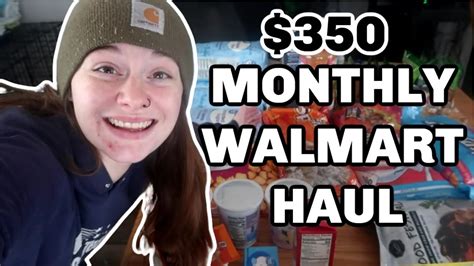 February 2022 Once A Month Walmart Grocery Shopping Haul Grocery Haul Cassandra Smet Youtube