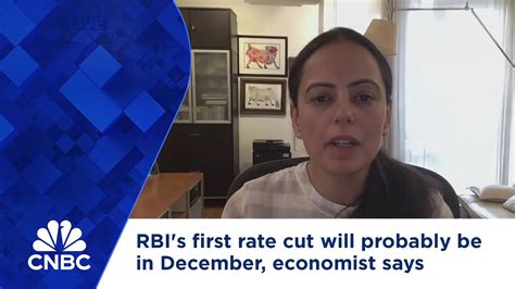 Reserve Bank Of India S First Rate Cut Will Probably Be In December