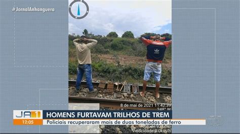 Dois homens são presos suspeitos de furtar trilhos de trem em Luziânia