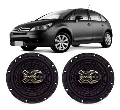 Par Alto Falante 6 Citroen C4 B3x60g 50w Rms 4 Ohms Bravox Frete grátis