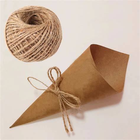 Rouleau De Jute De Ans Confettis De Mariage En Papier Kraft