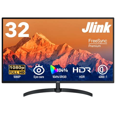 Amazon.com: Jlink Computer Monitor FHD 32 Inch Monitor, 1920x1080P 60Hz ...