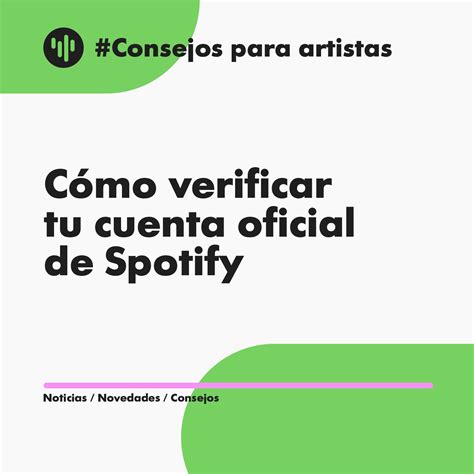 Cómo verificar una cuenta de Spotify para Artistas