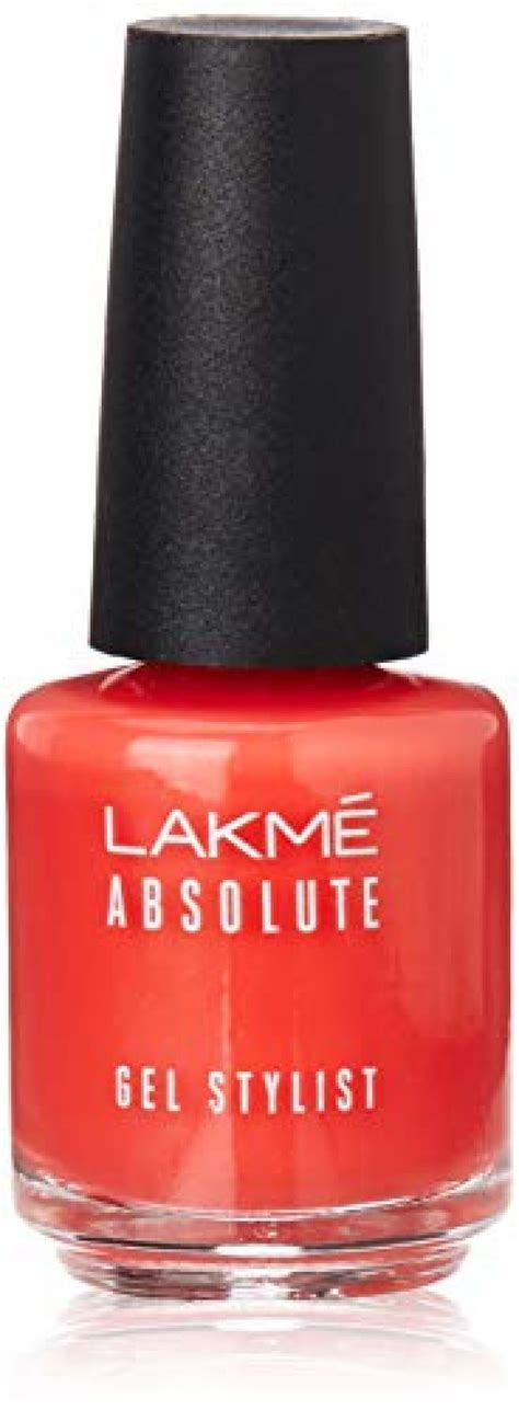 Lakme Absolute Gel Stylist Nail Color Coral Rush 15 Ml Omgtricks