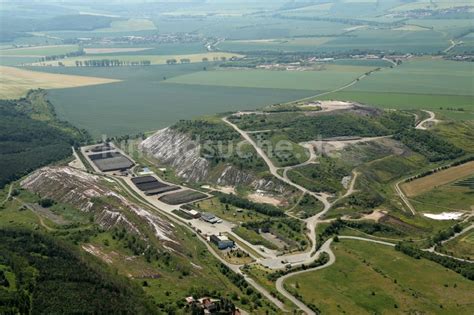 Ro Leben Wiehe Aus Der Vogelperspektive Gel Nde Der Bergbau Halde Zur