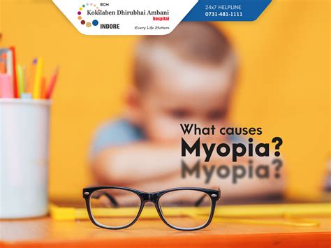 What causes myopia?