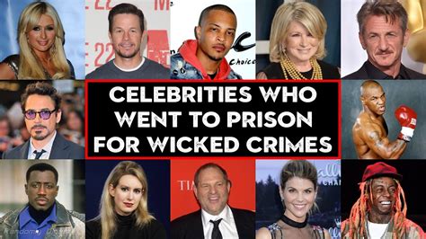 Celebrities Who Went to Prison for Wicked Crimes - YouTube