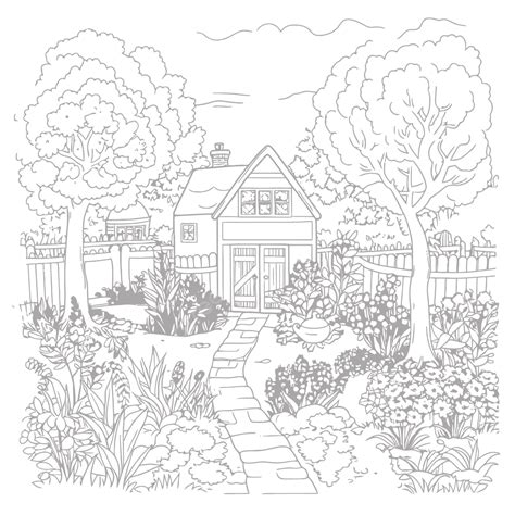 Coloring Book Printable Garden House Picture Best Of Beautiful Coloring ...