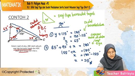 F1 MAT 09 04 Sifat Segi Tiga Dan Sudut Pedalaman Serta Sudut Peluaran