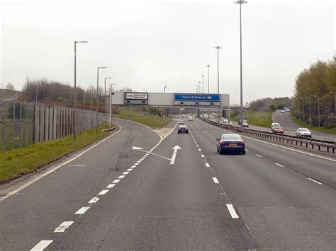 M8 Motorway At Junction 11 © David Dixon Geograph Britain And Ireland