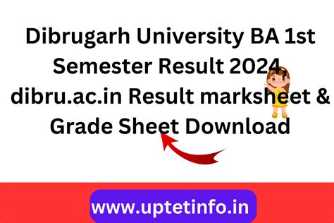 Dibrugarh University Ba St Semester Result Dibru Ac In Result