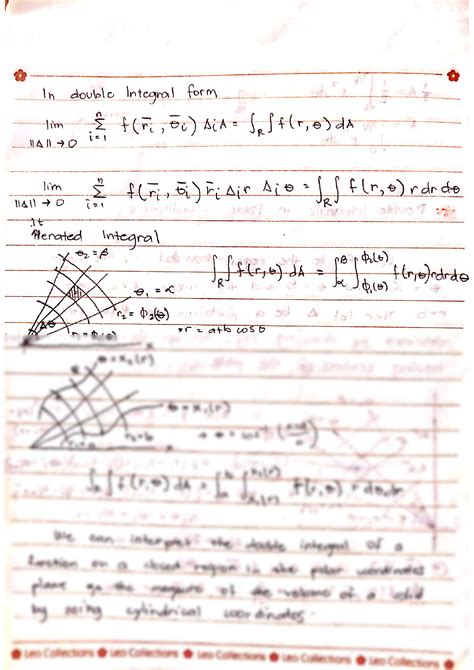 Solution Integral Calculus Double Integrals In Polar Coordinates