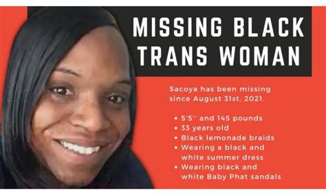 Black Trans Woman Sacoya Cooper Is Still Missing Lets Support A Black