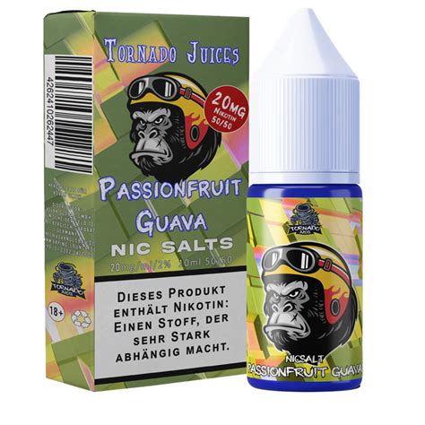 Tornado Juices Passionfruit Guava Ml Nikotin Salz Liquid