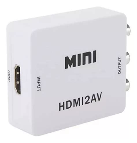 Adaptador Convertidor Hdmi A Rca Av Audio Video Conversor Tv MercadoLibre