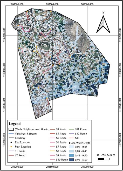 Safe evacuation routes for pedestrians | Download Scientific Diagram