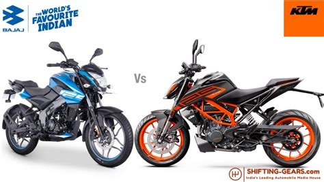 2021 Bajaj Pulsar Ns125 Vs Ktm 125 Duke Specification Comparison