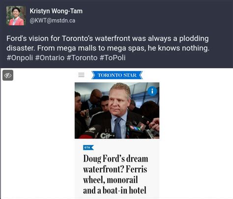 439 Best Doug Ford Images On Pholder Ontario Ndp And Onguardforthee