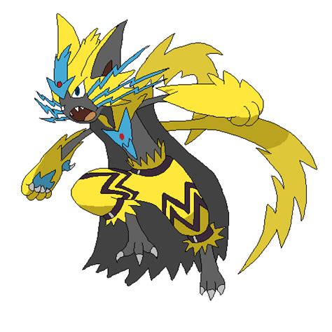 Pixilart Mega Zeraora By Thewrongpie