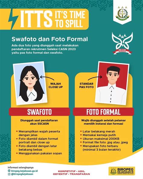 Ketentuan PluTata Cara Swafoto Dan Foto Formal Untuk Daftar Seleksi