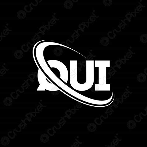 qui logo qui letter qui letter logo design initials qui stock