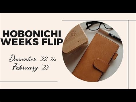 Hobonichi Weeks Flip Self Care Health Wellness