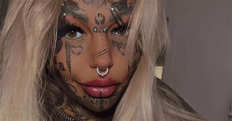 Tattoo Model Says She Loves Being Bad As She Strips Naked To Flaunt