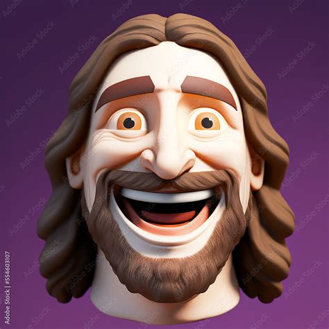 Jesus Christ Emoji Illustration Stock Adobe Stock