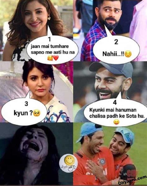 Virat Kohli Anushka Sharma Funny Memes Oh Yaaro