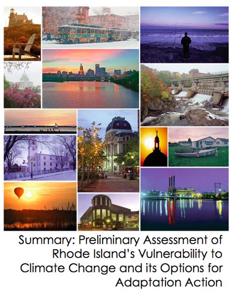 Summary: Preliminary Assessment of Rhode Island’s Vulnerability to Climate Change and its ...