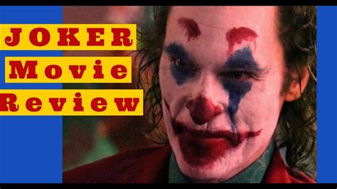 Joker Movie Review No Spoilers Youtube