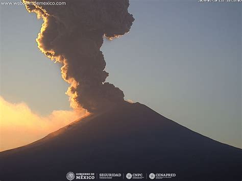 Video Así Se Escuchan Las Bombas De Lava En El Volcán Popocatépetl El