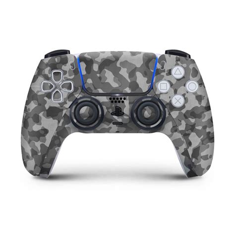 Skin Ps Controle Playstation Adesivo Camuflado Cinza Shopee Brasil