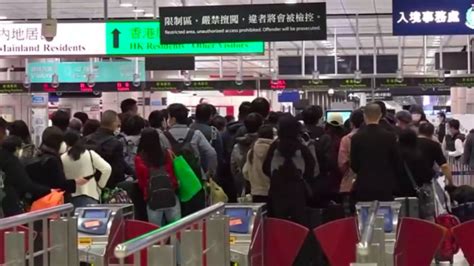 通关｜深港各口岸客流平稳有序 6 30分首批旅客抵港铁落马洲站赴港 星岛日报