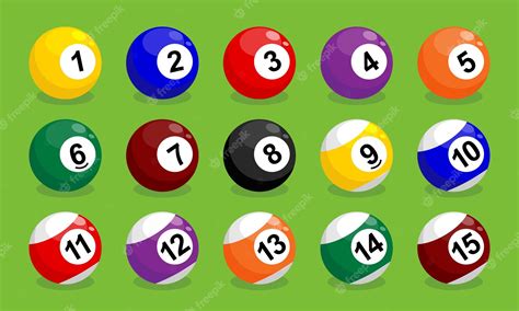 Premium Vector Billiard Eight Ball Pool Vector Illustrations