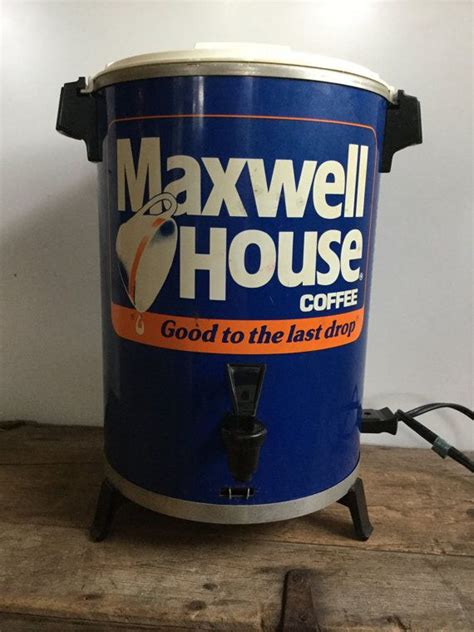 Vintage Maxwell House Coffee Percolator Large Coffee Pot Etsy