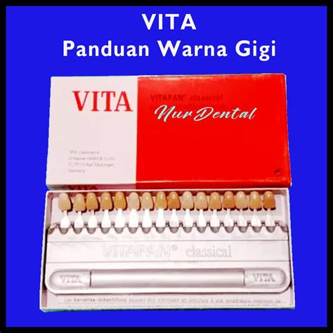 Jual Dental Shade Guide Vita Panduan Warna Gigi Shopee Indonesia