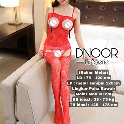 Jual Lingerie Wanita Bodycon Pressbody Bodystocking Suits Sexy Melar