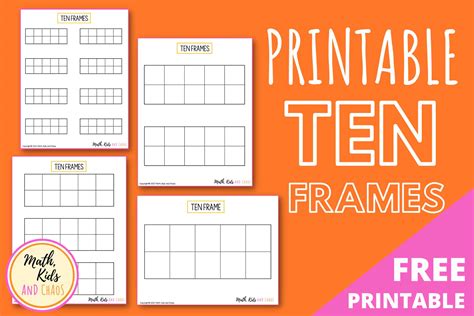 Free Math Ten Frames Worksheet | Made By Teachers - Worksheets Library