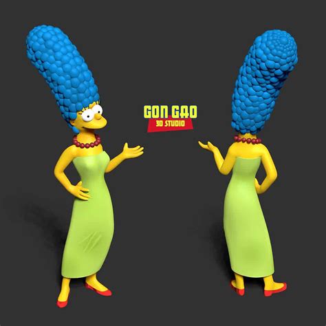 Co3d Marge Simpson Fanart