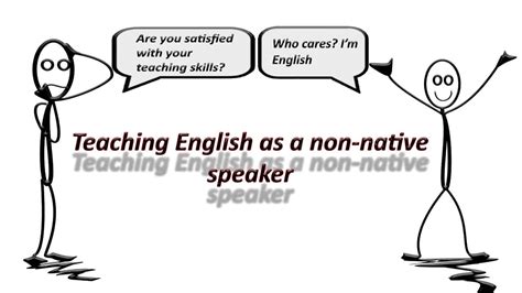 Teaching English as a Non-Native Speaker: An Englishman's Views