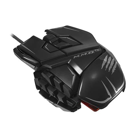 Mad Catz R A T M M O Te Rat Mmo Te Gloss Black Souris Pc Mad Catz