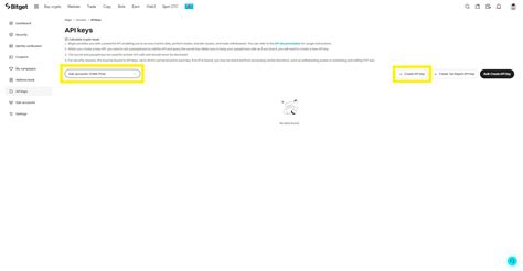 Step By Step Guide Retrieve Your Api Key From Bitget Vema Trader