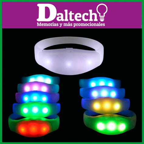 Ld Pulsera Audio R Tmica Leds Activaci N Por Sonido Iva