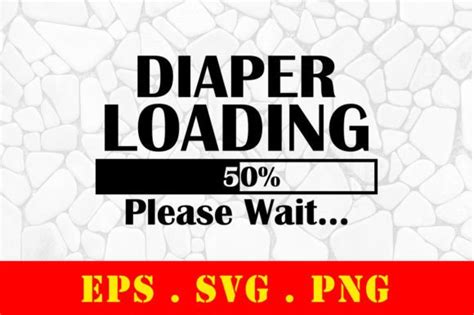 Diaper Loading Baby Svg Vector Graphics Graphic By Uttam Das Creative